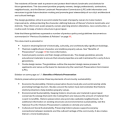 Denver Landmark Preservation Design Guidelines Updates - Public Review Draft thumbnail icon